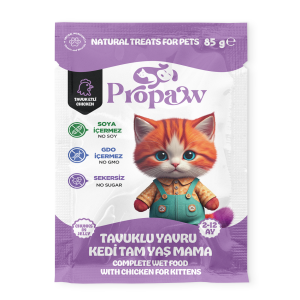 Pouch - Tavuklu Yavru Kedi Maması